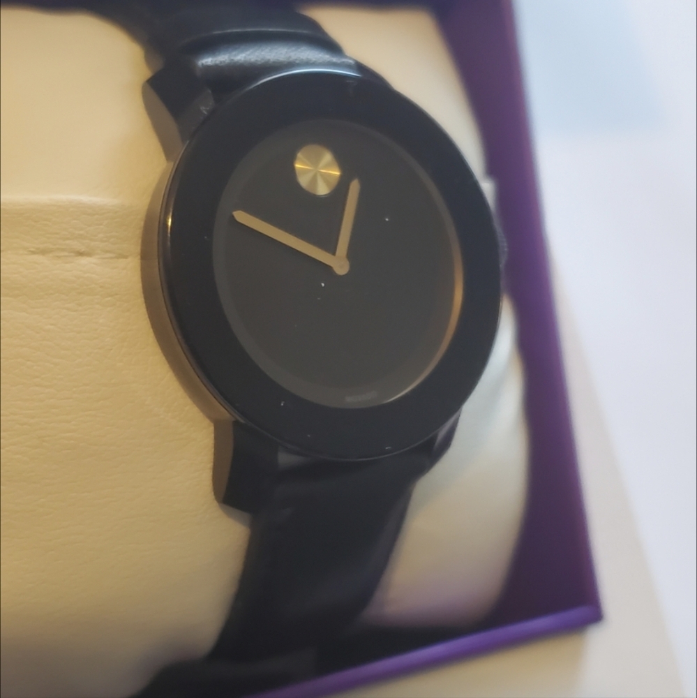 Movado Black and Gold Smartwatch